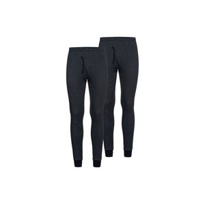 LIVERGY® Pánské termo kalhoty, 2 kusy (L (6), černá)