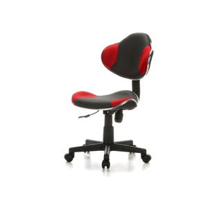 hjh OFFICE Dětská otočná židle KIDDY GTI-2 (Žádný údaj#household/office chair, šedá/červená)