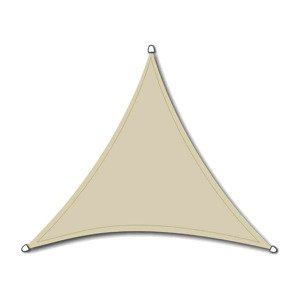 SIENA GARDEN Sluneční plachta Solino (5 x 5 m, přírodní, trojúhelníková)