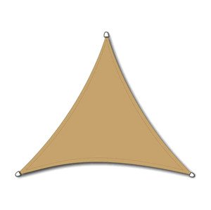 SIENA GARDEN Sluneční plachta Solino (5 x 5 m, písková, trojúhelníková)