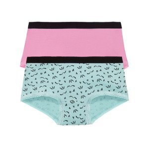 pepperts!® Dívčí kalhotky, 2 kusy (female, 134/140, panty/růžová/mintová)