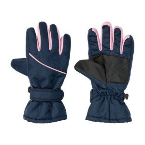 CRIVIT Dívčí lyžařské rukavice (5, námořnická modrá / růžová)