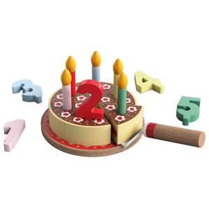 Playtive Dřevěné potraviny (narozeninový dort)