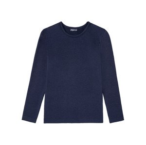 pepperts!® Chlapecké termo triko s dlouhými rukávy (134/140, navy modrá)