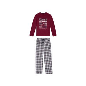 LIVERGY® Pánské pyžamo (XXL (60/62), káro červená)