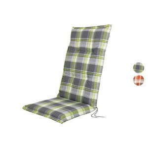 LIVARNO home Potah na židli / křeslo Valencia, 120 x 50 x 8 cm (polyester#polstrovaný#Podsedák#vysoké opěradlo#Vzorovaný, šedá)