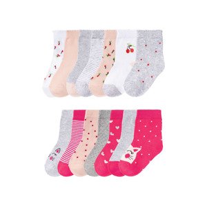 lupilu® Dívčí ponožky, 7 párů (child 2 years onwards#female)