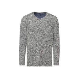 LIVERGY® Pánské triko s dlouhými rukávy (male, L (52/54), šedá)