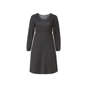 esmara® Dámské šaty XXL (female, XL (48/50), černá/bílá)