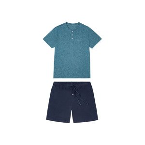 LIVERGY® Pánské pyžamo XXL (adult#male, 3XL (64/66), petrolejová / tmavě modrá)
