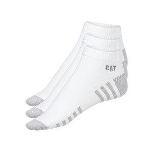 Caterpillar Pánské nízké pracovní ponožky, 3 páry (adult#male, 39/42, bílá)