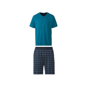LIVERGY® Pánské pyžamo (L (52/54), světle modrá/navy modrá)