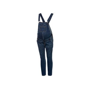 esmara® Dámské těhotenské laclové kalhoty „Skinn (adult#female#yes, 34, tmavě modrá)
