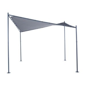 Livarno home Zahradní pavilon Butterfly, 3,5 x 3,5 m, antracitová