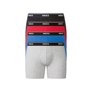 MEXX Pánské boxerky, 4 kusy (L, černá/červená/modrá/šedá)