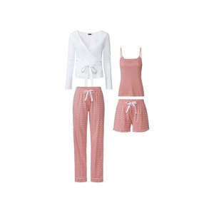 esmara® Dámské pyžamo (S (36/38), světle růžová / bílá)