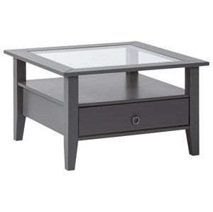 Inter Link Konferenční stůl s bezpečnostním sklem (75 x 75 x 45 cm, šedá)