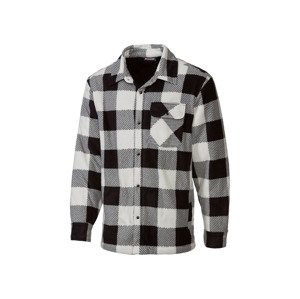 PARKSIDE® Pánský flanelový overshirt (adult#male#ne, S (44/46), bílá)