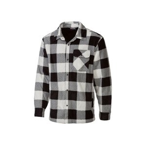 PARKSIDE® Pánský flanelový overshirt (adult#male#no, M (48/50), bílá)