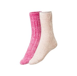 esmara® Dámské ponožky, 2 páry  (35/38, růžová/světle růžová)