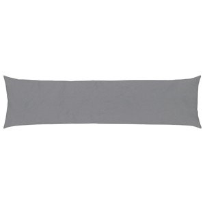 LIVARNO home Mako saténový potah na polštář, 40 x 145 (tmavě šedá)