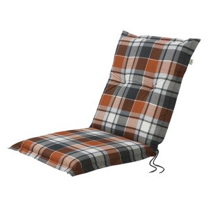 LIVARNO home Potah na židli / křeslo Valencia, 97 x 4 (polyester#polstrovaný#podsedák#ne#zahradní židle#Vzorovaný, káro/červená/šedá)