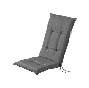LIVARNO home Potah na židli / křeslo Sevilla, 113 x 5 (polyester#polstrovaný#vysoký opěrný polštář#ne#konferenční křeslo#Bez vzoru, šedá)