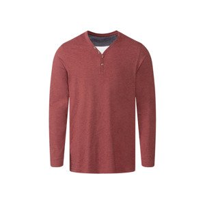 LIVERGY® Pánské triko s dlouhými rukávy (adult#male, S (44/46), červená)