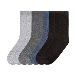 pepperts!® Chlapecké ponožky s BIO bavlnou, 7 párů (child 2 years onwards#male, 31/34, modrá/šedá/černá)
