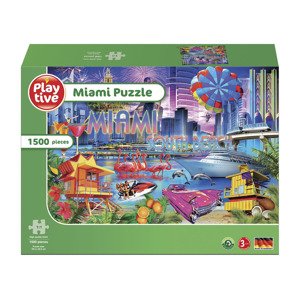 Playtive Puzzle, 1500 / 2000 dílků (1500 dílků / Miami)