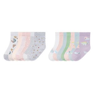 lupilu® Dívčí ponožky s BIO bavlnou, 7 párů  (child 2 years onwards#female)