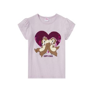 Dívčí triko (98/104, lila fialová)