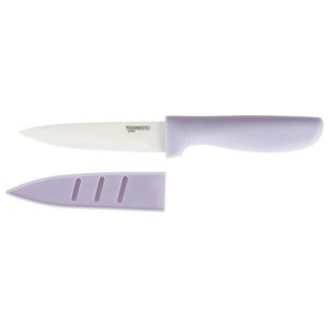 ERNESTO® Keramický kuchyňský nůž, 10 cm (lila fialová)