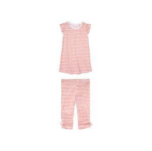 lupilu® Dívčí pyžamo (98/104, pruhy korálová)