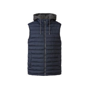 LIVERGY® Pánská prošívaná vesta (XL (56/58), námořnická modrá)