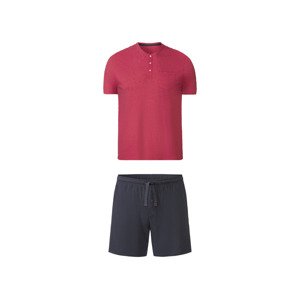 LIVERGY® Pánské pyžamo XXL (XXL (60/62), červená / námořnická modrá)