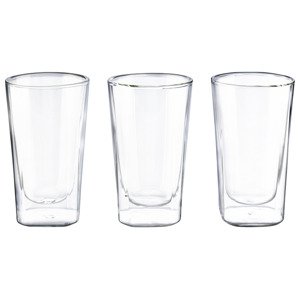 ERNESTO® Termo sklenice, 2dílná / 3dílná (cappuccino/hranaté)