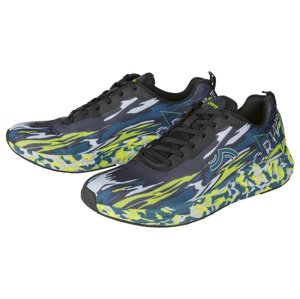 CRIVIT Pánská běžecká obuv (41, černá/žlutá/modrá)