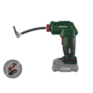 Parkside® Aku kompresor PAK 20-Li B2 / Aku pumpa Palp 20-Li B2 – bez akumulátoru a nabíječky (aku kompresor)