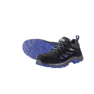PARKSIDE® Pánská kožená bezpečnostní obuv S1 (41, černá/modrá)