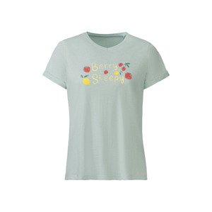 esmara® Dámské triko na spaní (XS (32/34), zelená/pruhovaná)