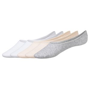 esmara® Dámské nízké ponožky, 5 párů (35/38, růžová/bílá/šedá)