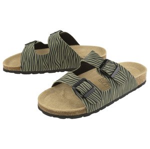 esmara® Dámské pantofle (40, černá/zelená)