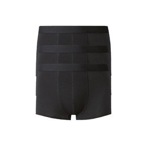 LIVERGY® Pánské boxerky, 3 kusy (5/M, černá)