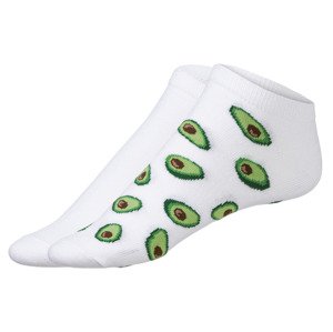 Dámské / Pánské nízké ponožky, 2 páry (35/38, bílá)