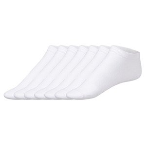 LIVERGY® Pánské nízké ponožky, 7 párů  (39/42, bílá)