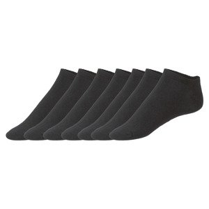 esmara® Dámské nízké ponožky, 7 párů  (39/42, černá)