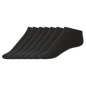 esmara® Dámské nízké ponožky, 7 párů  (35/38, černá)