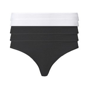 esmara® Dámské kalhotky, 5 kusů (S (36/38), černá/bílá)