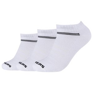 Skechers USA Dámské / Pánské ponožky, 3 páry (35/38, bílá, Sneaker)